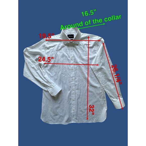 ALTON LANE Tailored Fit white shirt Men‎ size XL - Picture 2 of 8